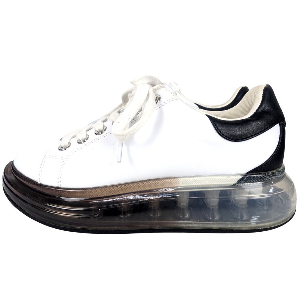 Nine West Women's Allie 3 Jelly Platform Sneaker Sz 7.5 Y2K 90s Shoes